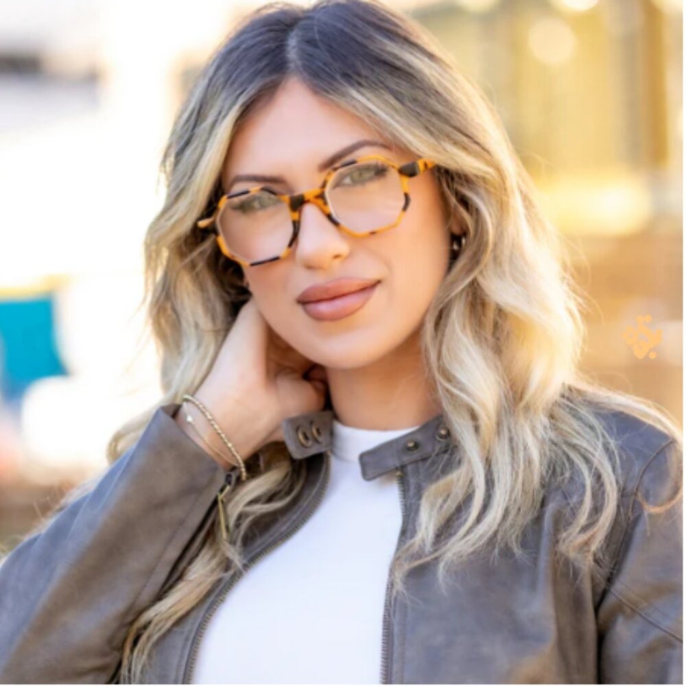 Tortoise Shell Octagonal Glasses - image 5